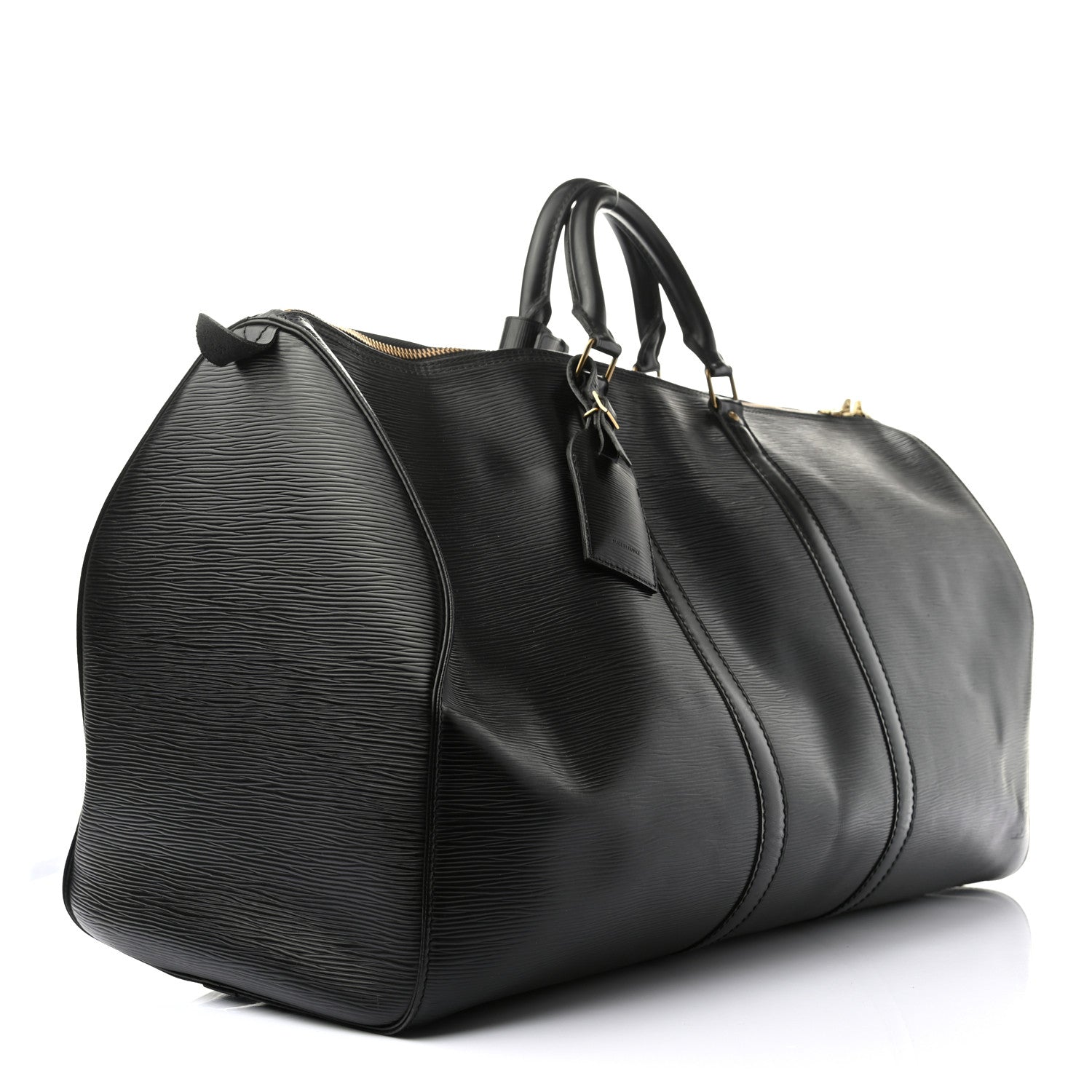 Louis Vuitton Epi Keepall 55 Black 3 of 10