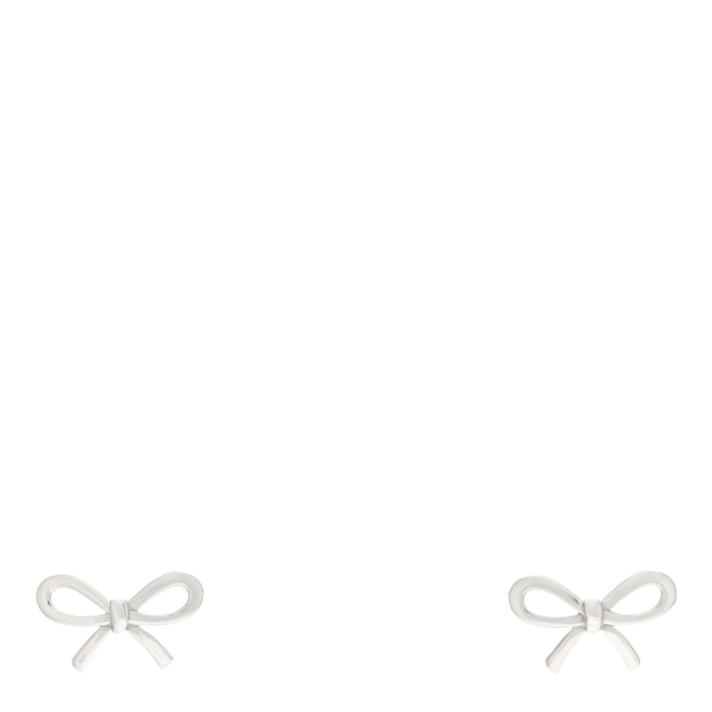 Sterling Silver Bow Earrings
