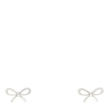 Tiffany Sterling Silver Bow Earrings 1 of 5