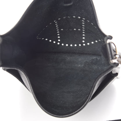Hermes Taurillon Clemence Evelyne III PM Black 5 of 10