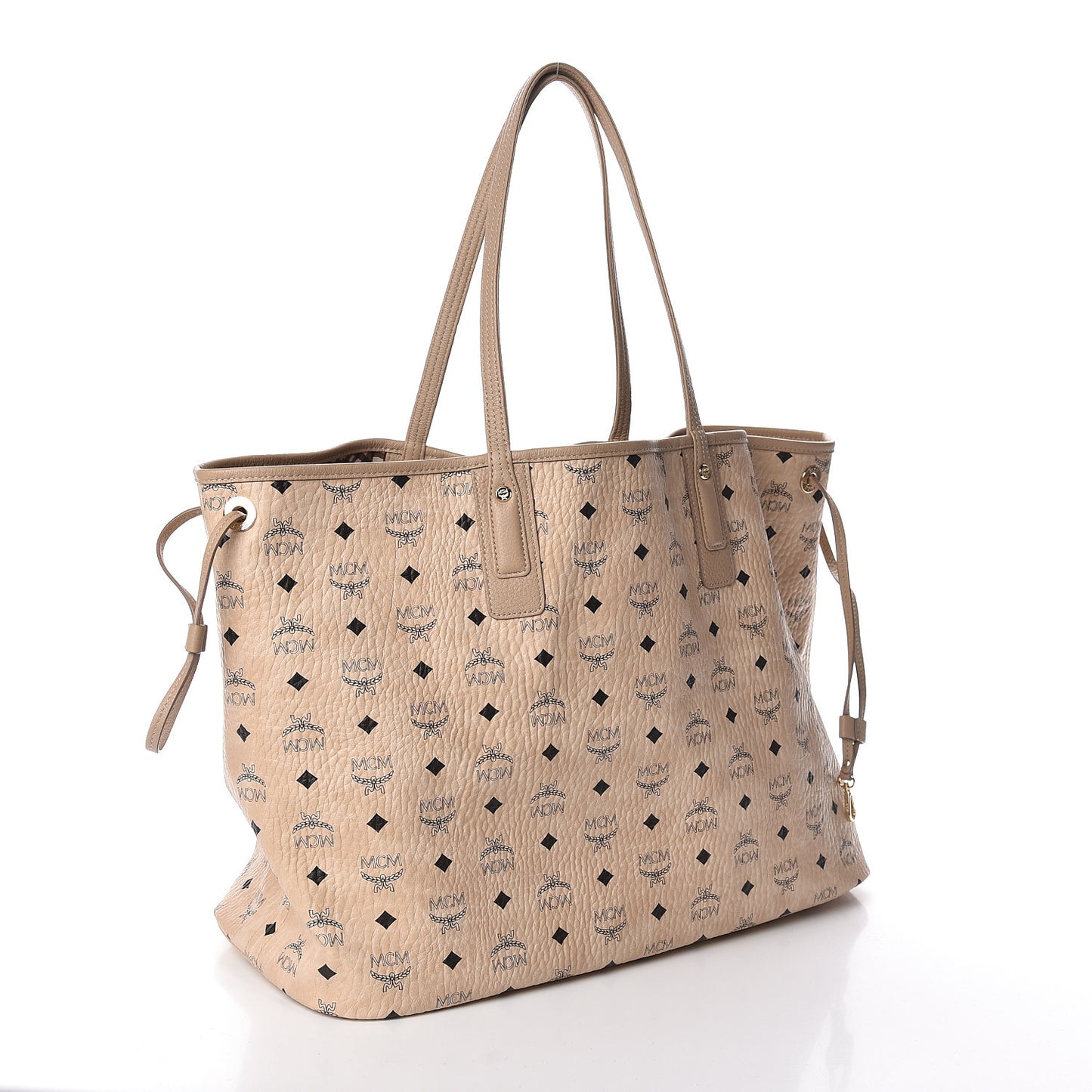 Visetos Large Liz Reversible Shopper Tote Beige