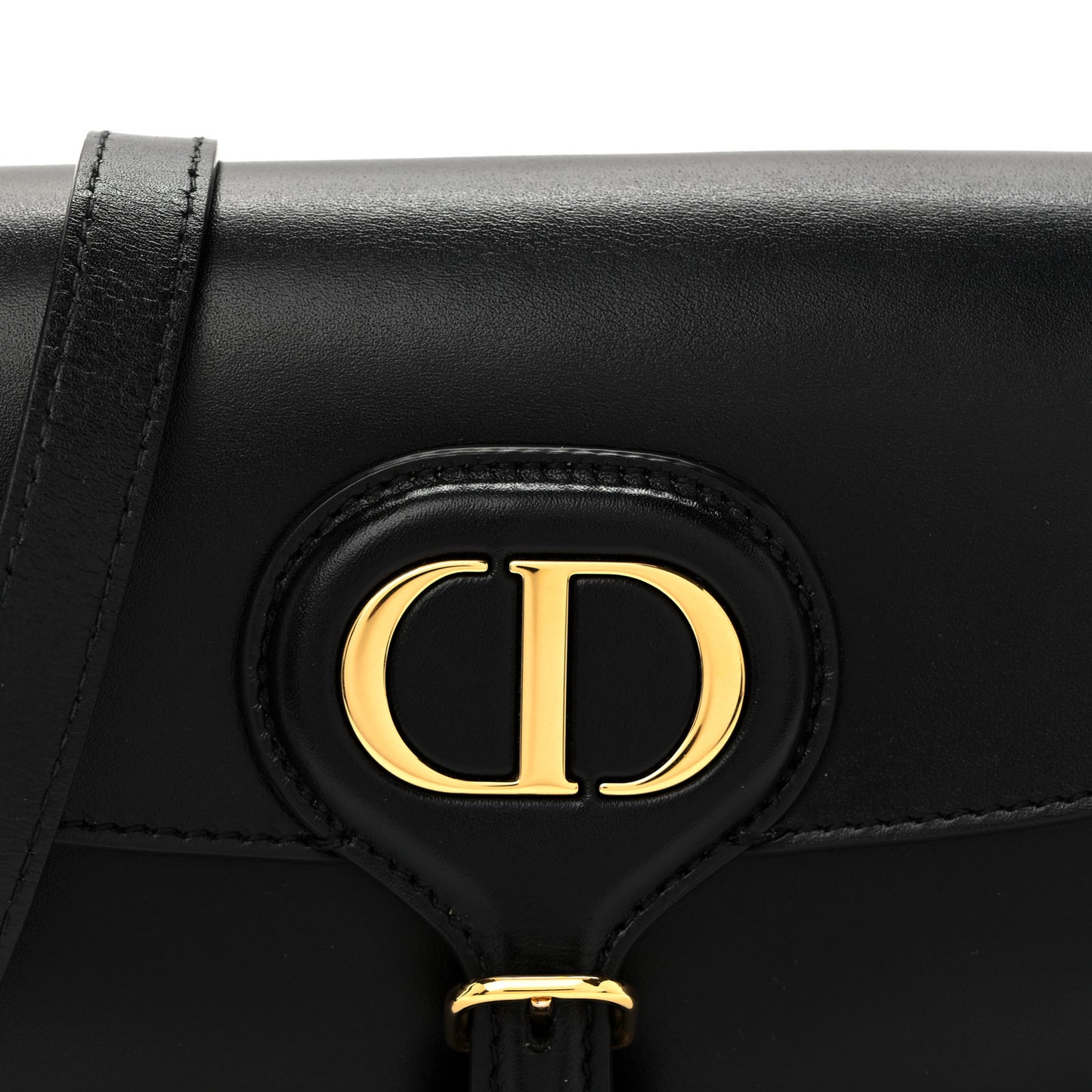 Box Calfskin East West Bobby Bag Black