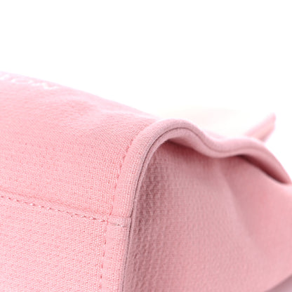 Chanel Mixed Fibers Small Deauville Tote Pink 10 of 13