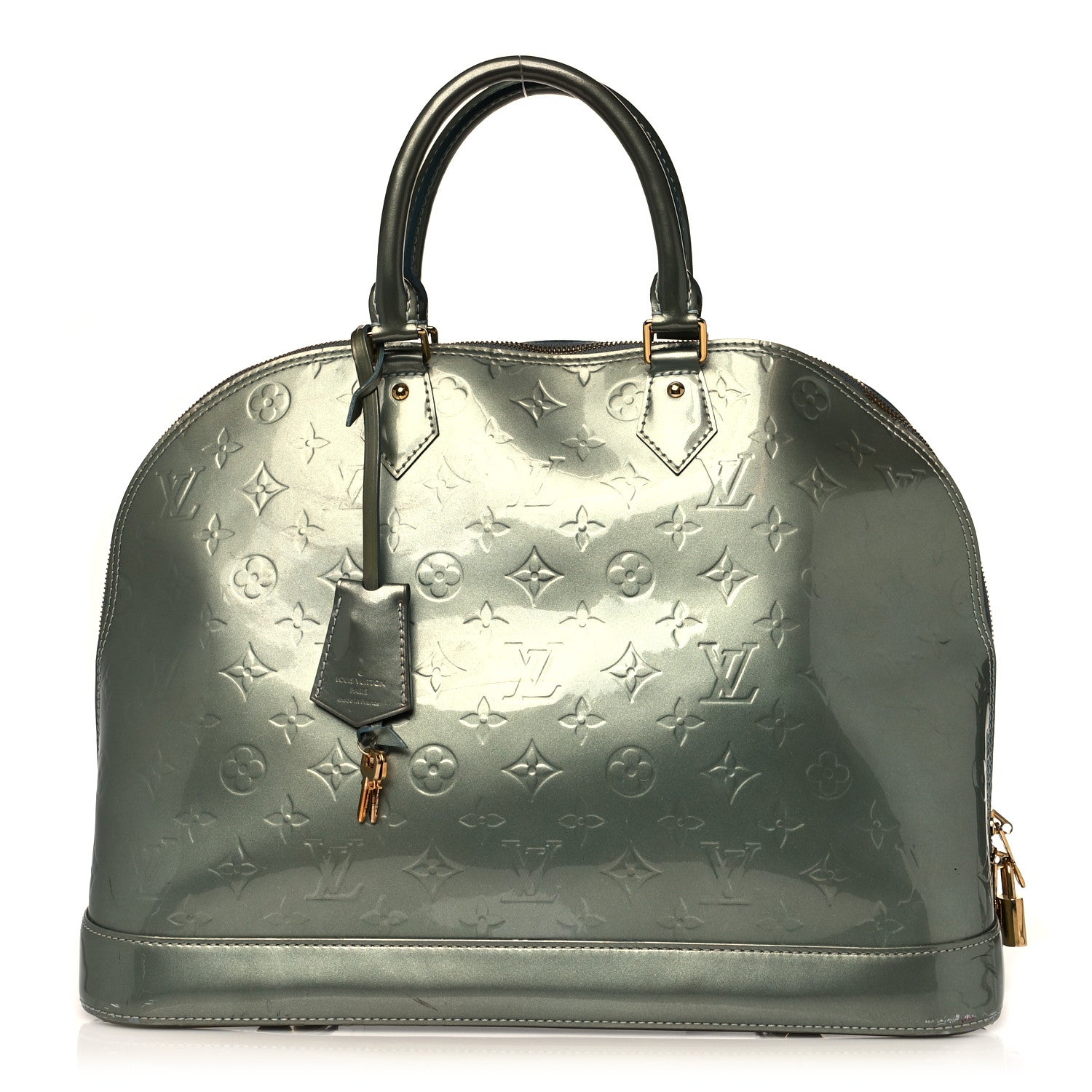 Louis Vuitton Vernis Alma GM Givre 1 of 12