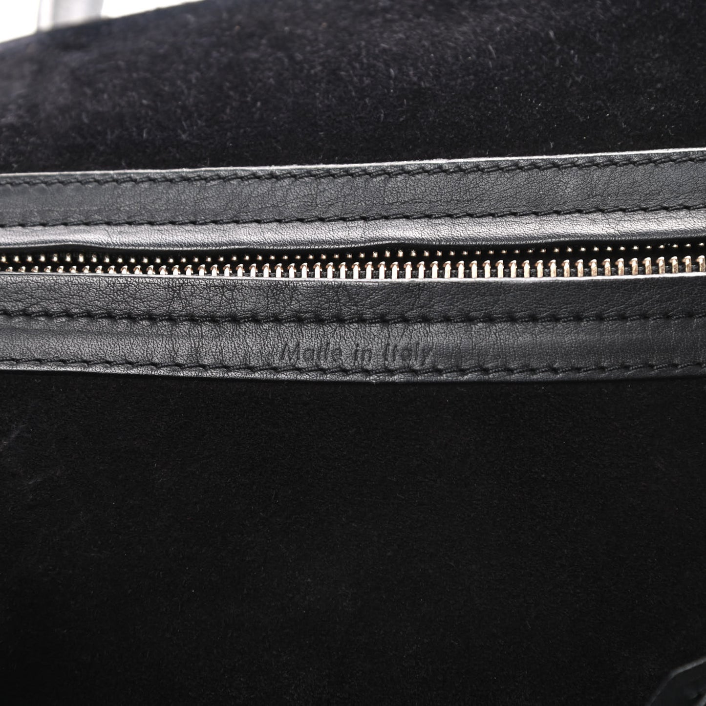 Supple Calfskin Large Phantom Luggage Black