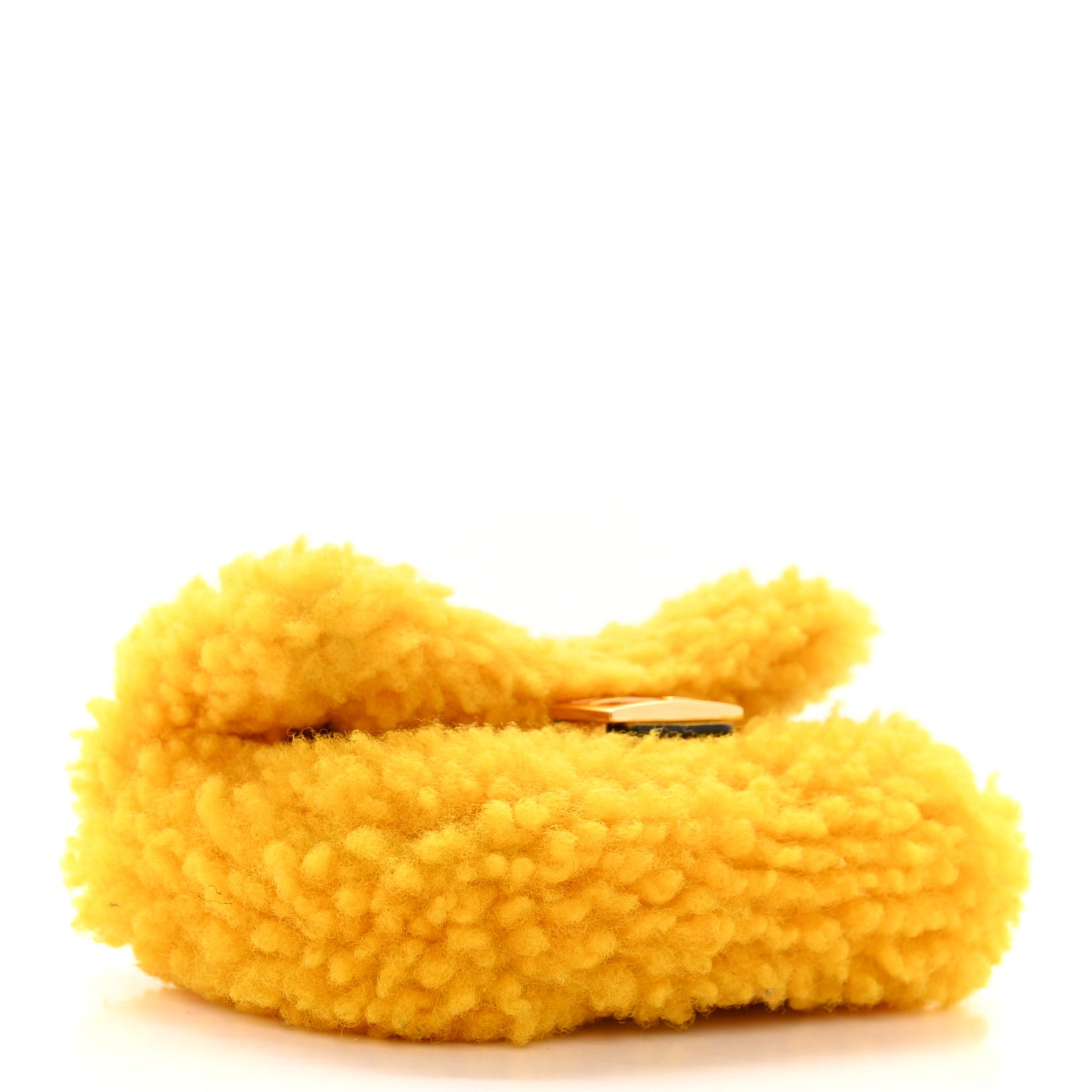 Shearling Vitello Grace Nano Baguette Charm Narciso