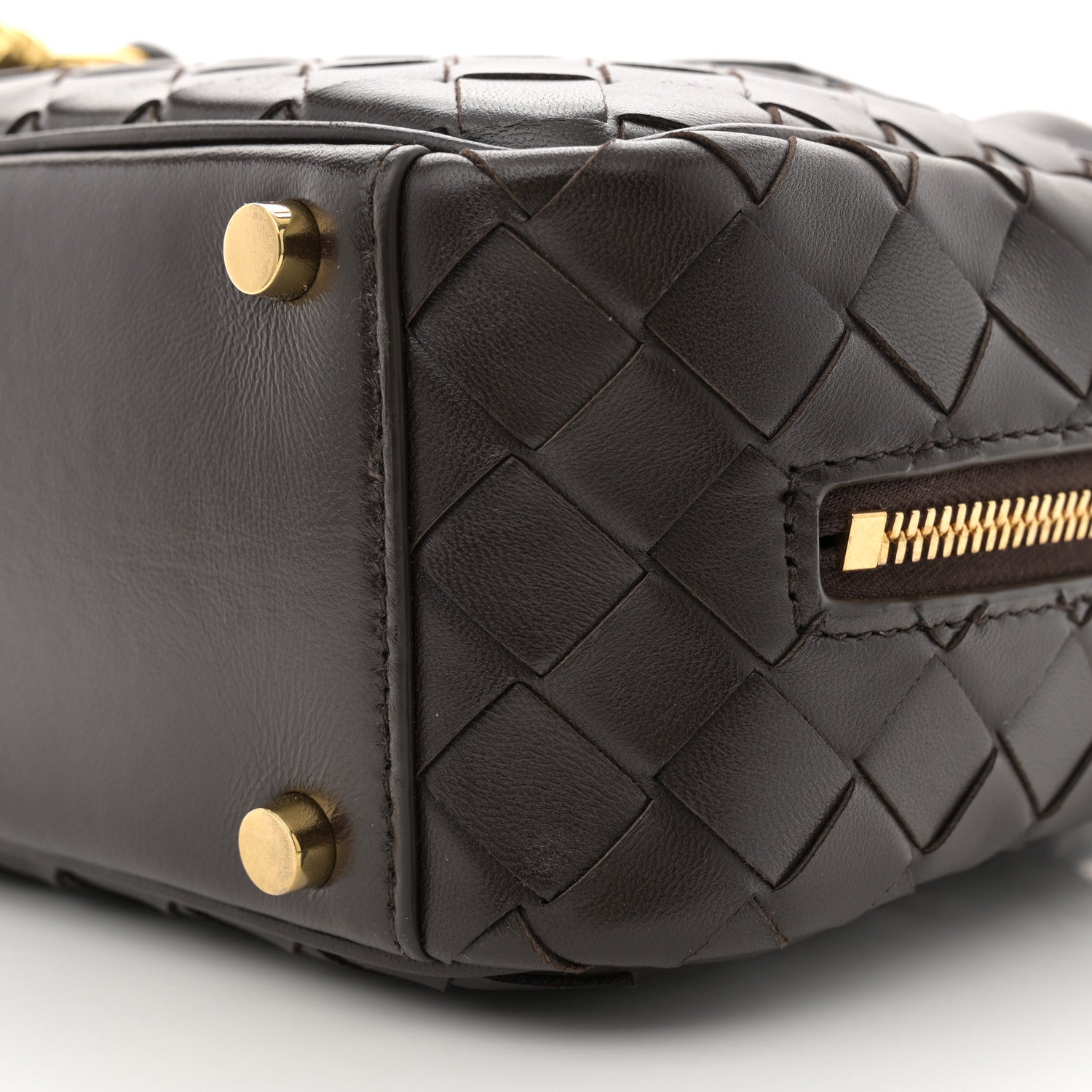 Bottega Veneta Lambskin Intrecciato Small Getaway Fondant 9 of 9