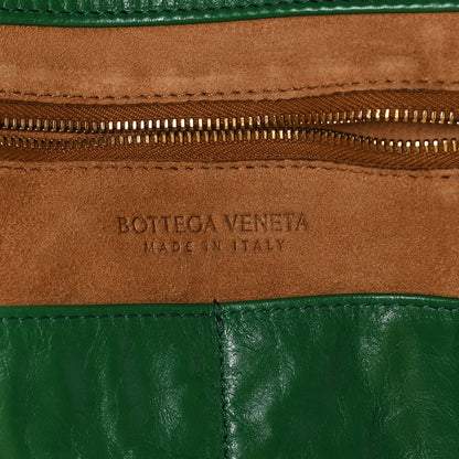 Bottega Veneta Paper Calfskin Maxi Intrecciato Medium Arco Slouch Racing Green 6 of 9