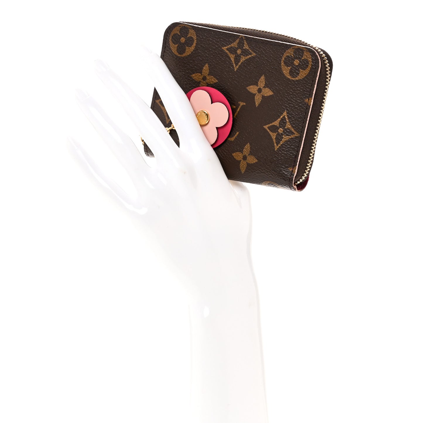 Monogram Bloom Flower Zippy Coin Purse