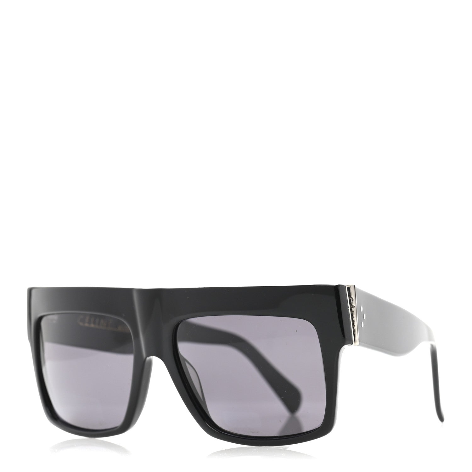 Celine Polarized ZZ Top Sunglasses CL 41756 Black 1 of 7