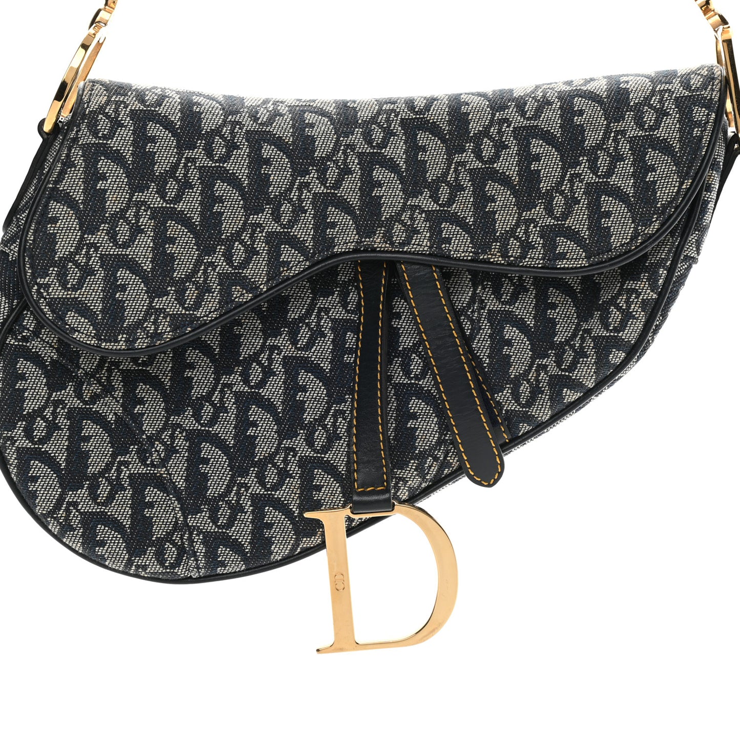 Monogram Saddle Bag Blue