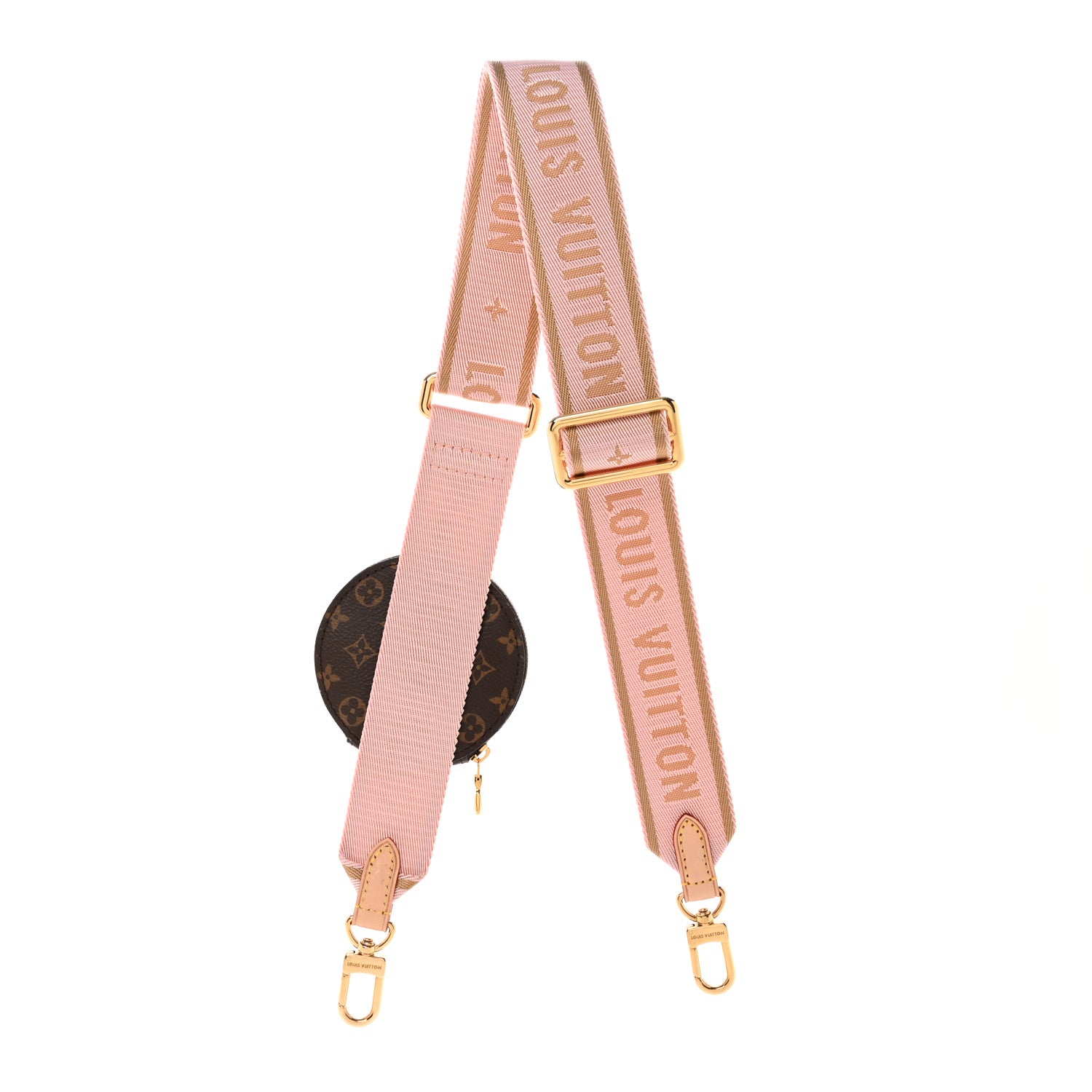 Louis Vuitton Monogram Multi Pochette Accessories Bandouliere Shoulder Strap Rose Clair 2 of 5