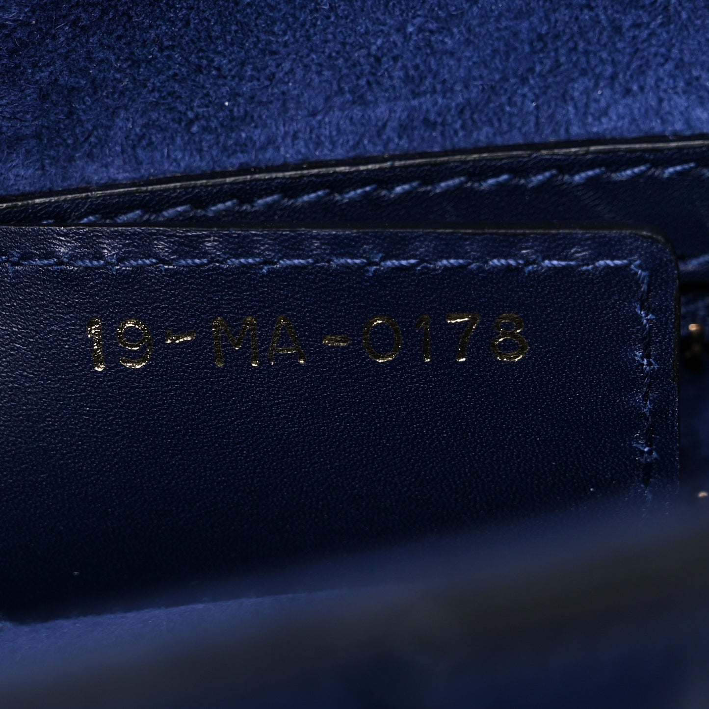 Calfskin Saddle Bag Blue