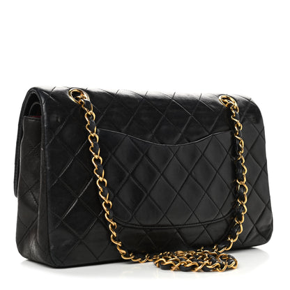 Chanel Lambskin Quilted Medium Double Flap Black 2 of 5
