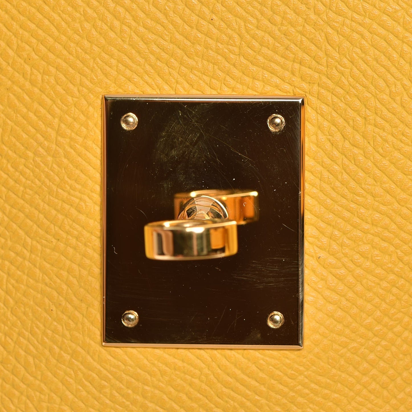 Epsom Birkin 35 Jaune D'Or