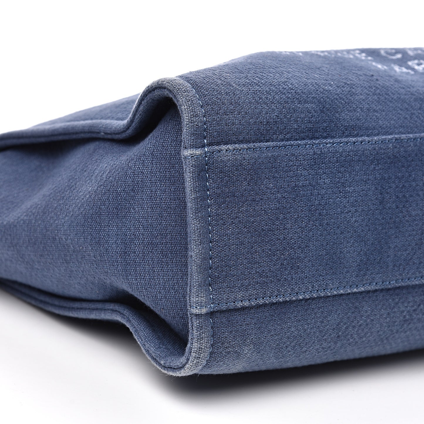 Canvas Small Deauville Tote Blue