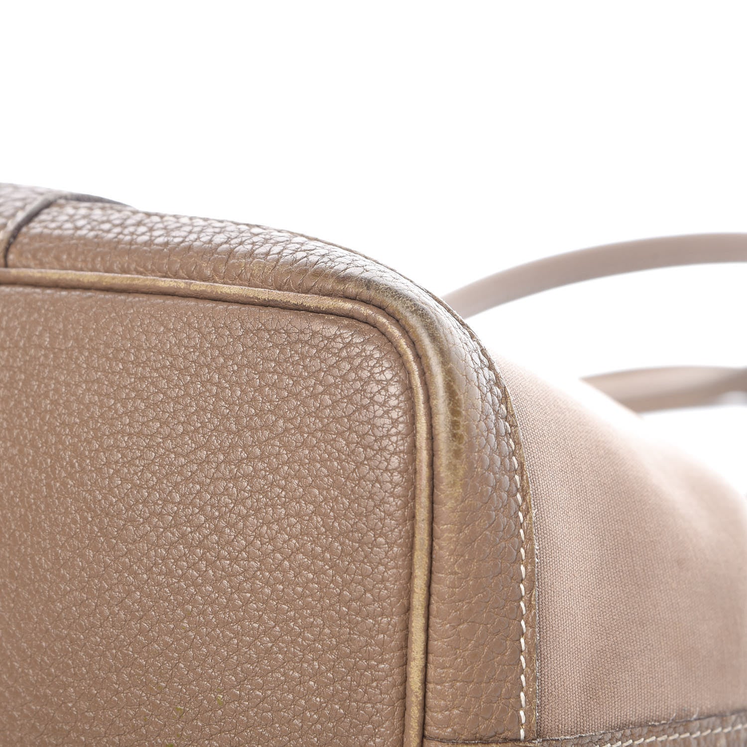 Hermes Toile Buffle Garden Party 36 MM Tote Etoupe 25 of 27
