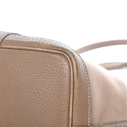 Hermes Toile Buffle Garden Party 36 MM Tote Etoupe 25 of 27
