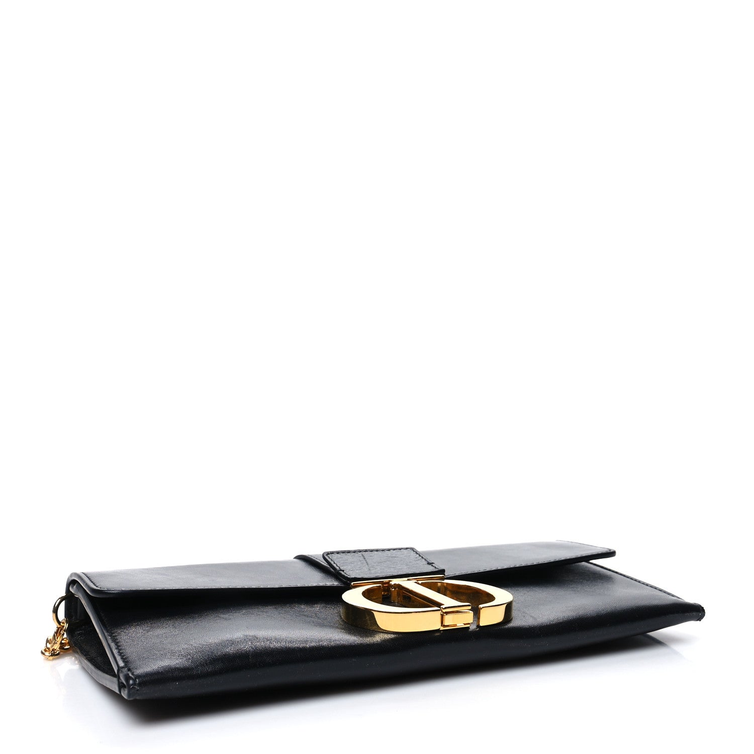 Christian Dior Calfskin 30 Montaigne Chain Pouch Black 4 of 11