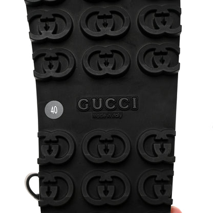 Gucci Soft Rubber Horsebit Touch Womens Strapped Sandals 40 Black 8 of 9