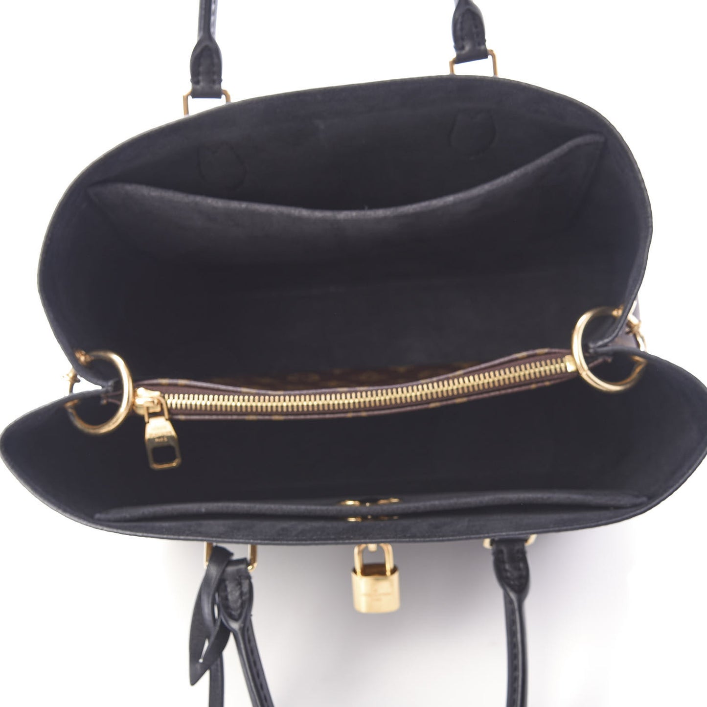 Monogram Flower Tote Black