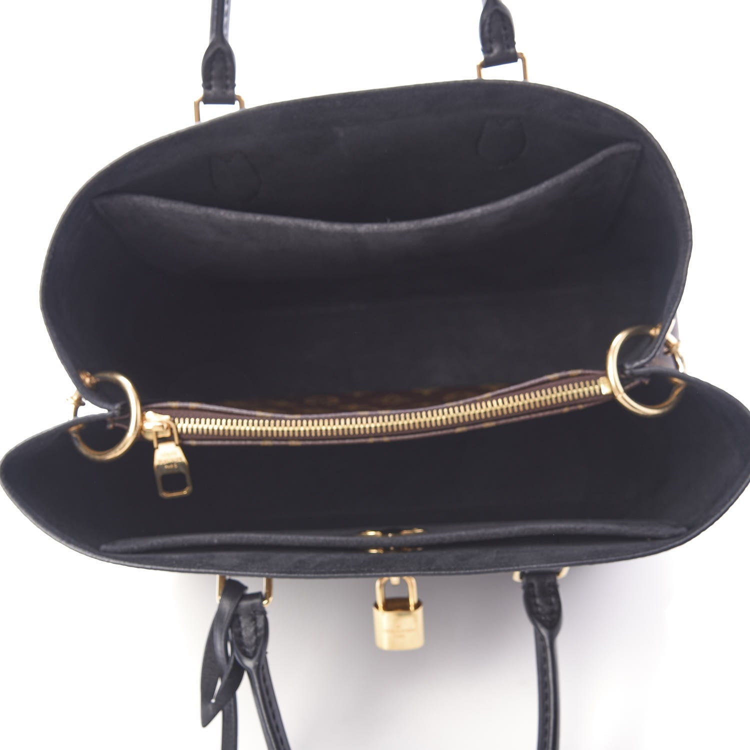 Louis Vuitton Monogram Flower Tote Black 5 of 10