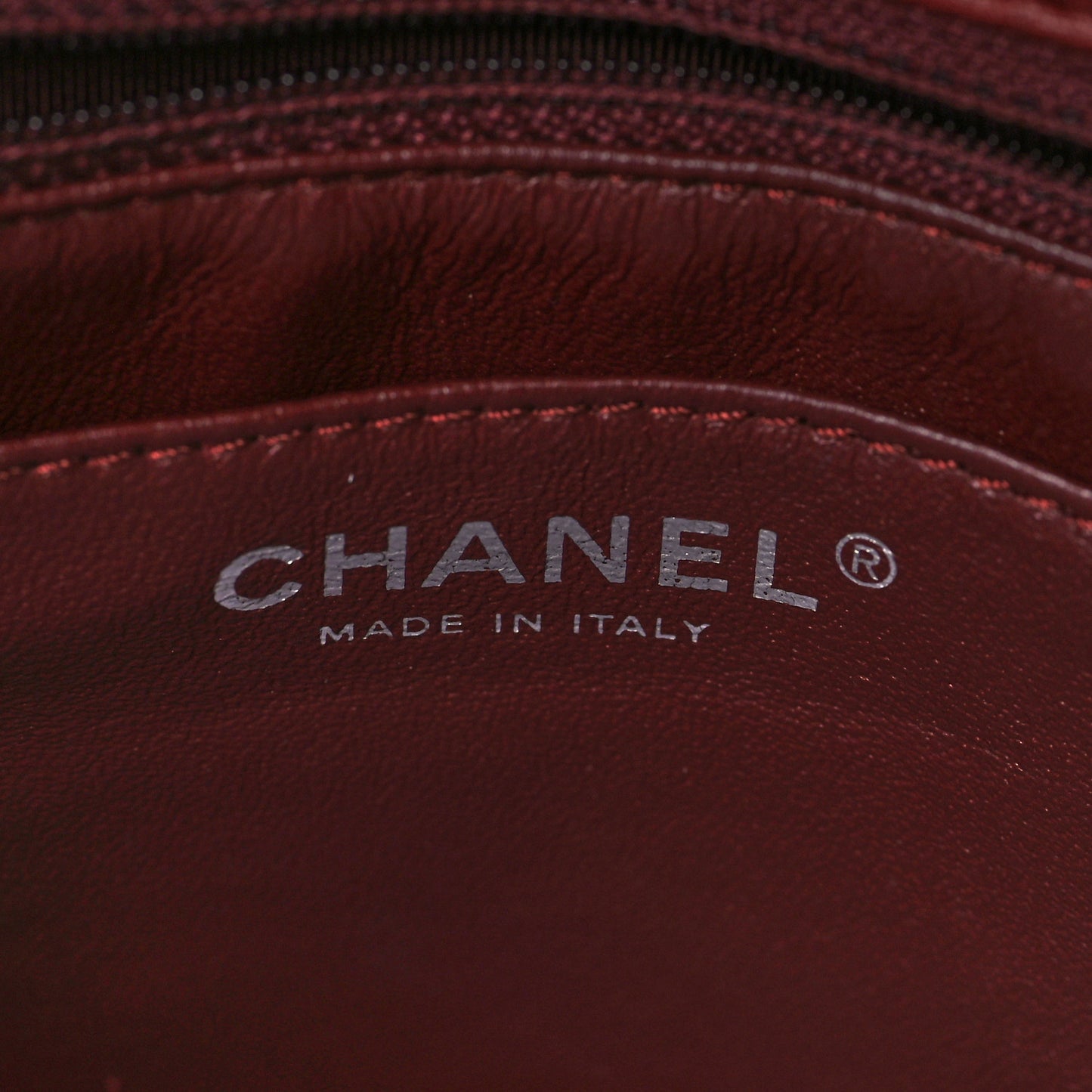 Patent Jumbo Single Flap Bordeaux