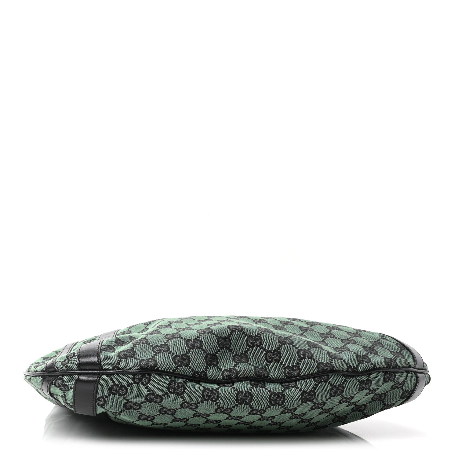 Gucci Monogram Medium Abbey Convertible Tote Green Black 4 of 10