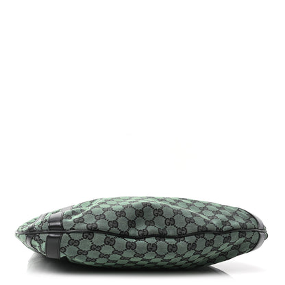Gucci Monogram Medium Abbey Convertible Tote Green Black 4 of 10