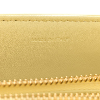 Celine Satinated Calfskin Mini 16 Top Handle Bag Soft Yellow 8 of 16