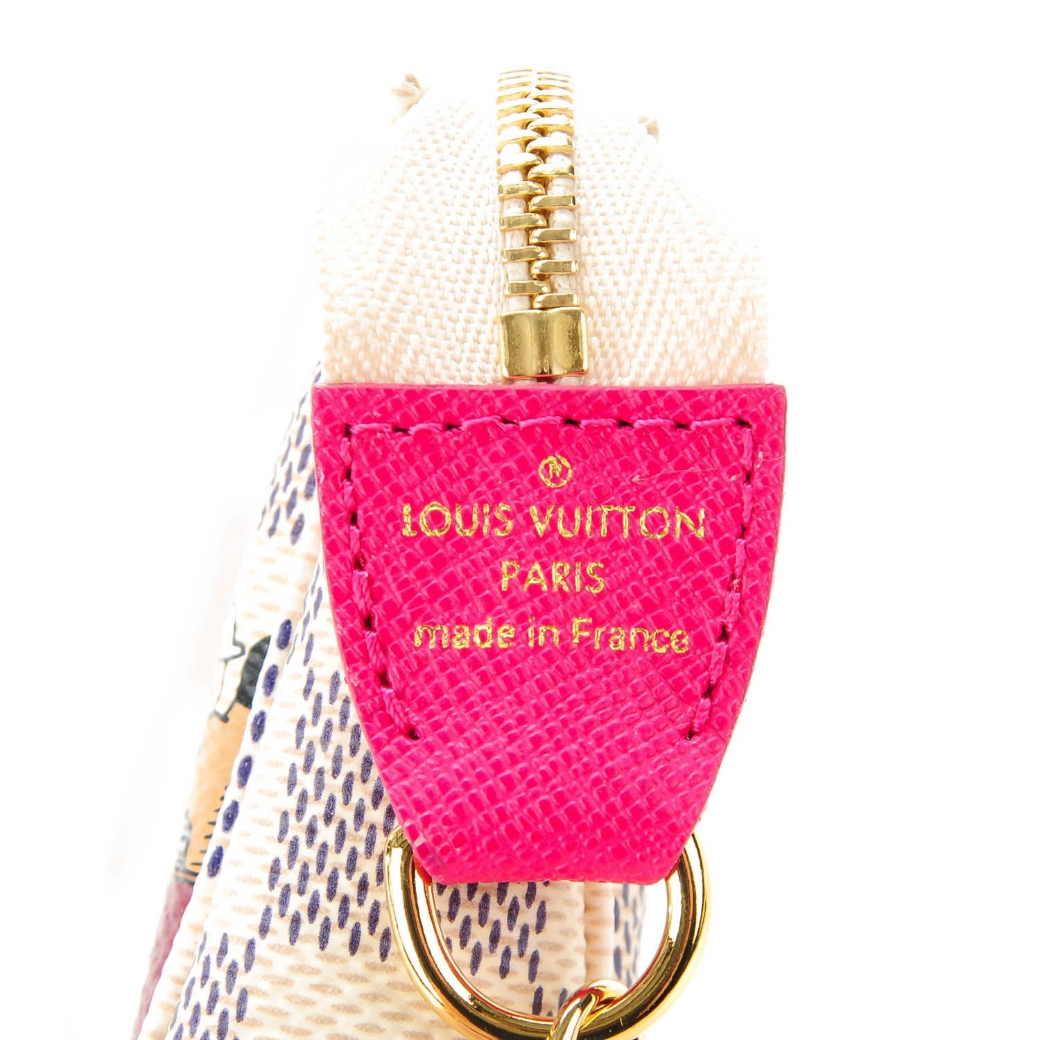Louis Vuitton Damier Azur 2015 Christmas Animation Mini Pochette Accessories 5 of 7
