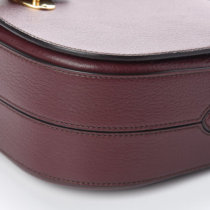 Mulberry Textured Goatskin Calfskin Tenby Shoulder Bag Burgundy 8 of 9