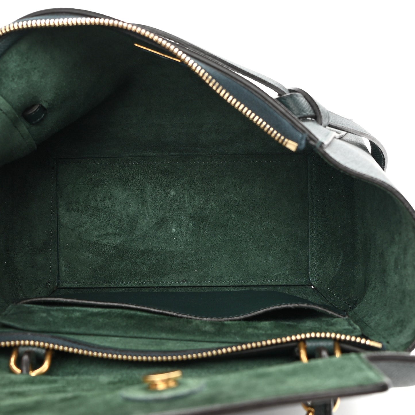Grained Calfskin Micro Belt Bag Amazone