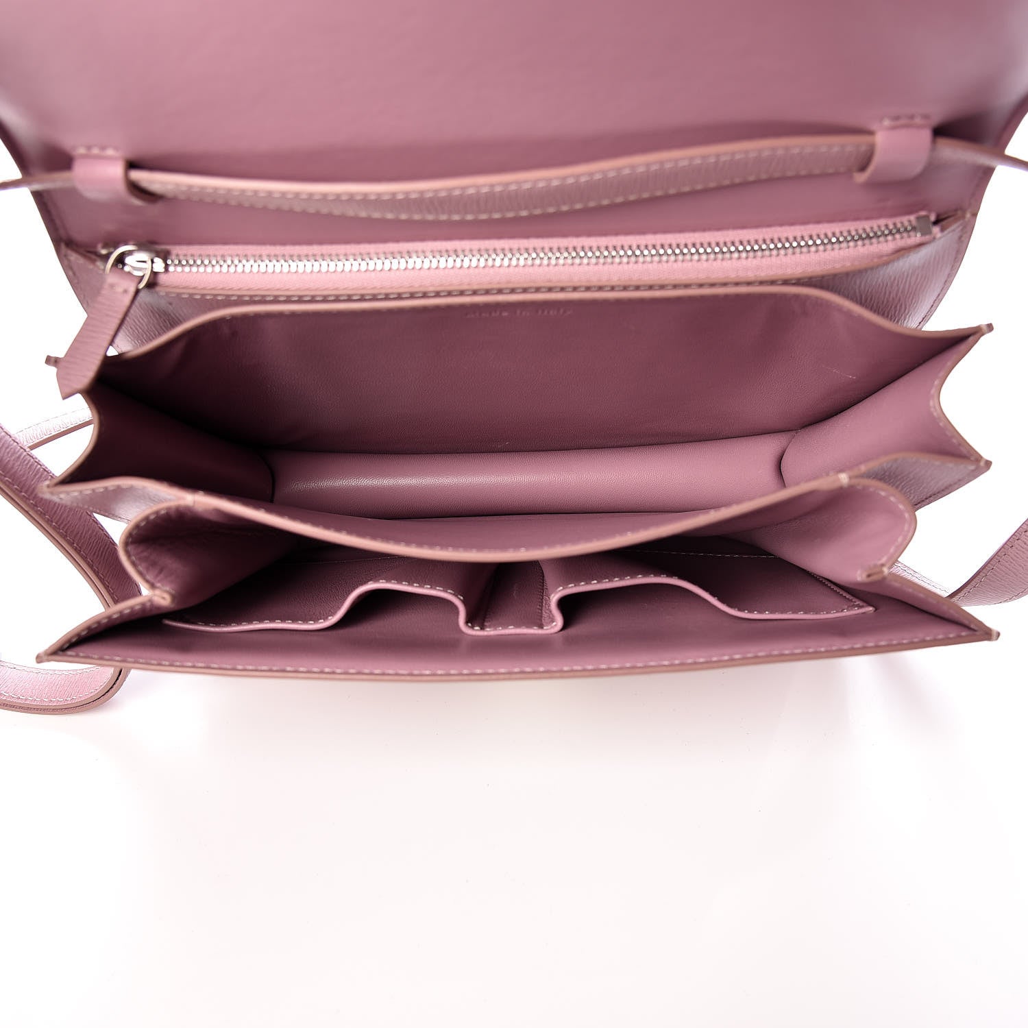 Celine Liege Calfskin Medium Classic Box Flap Bag Antique Rose 5 of 9