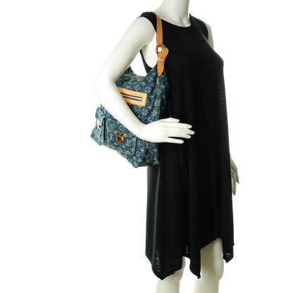 Louis Vuitton Denim Baggy GM Blue 2 of 7