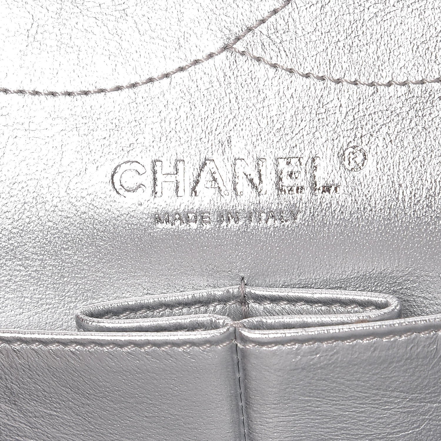 Chanel Metallic Lambskin Quilted 2.55 Reissue 227 Flap Silver 7 of 9