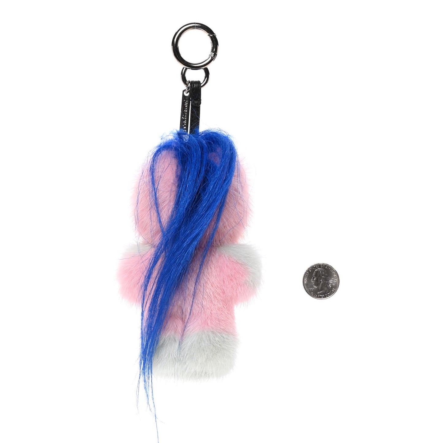 Mink Fur Crystal Fendirumi Piro-Chan Monster Bag Bug Charm Marshmallow