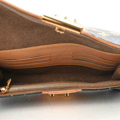 Louis Vuitton Monogram Multicolor Courtney Clutch Black 5 of 11