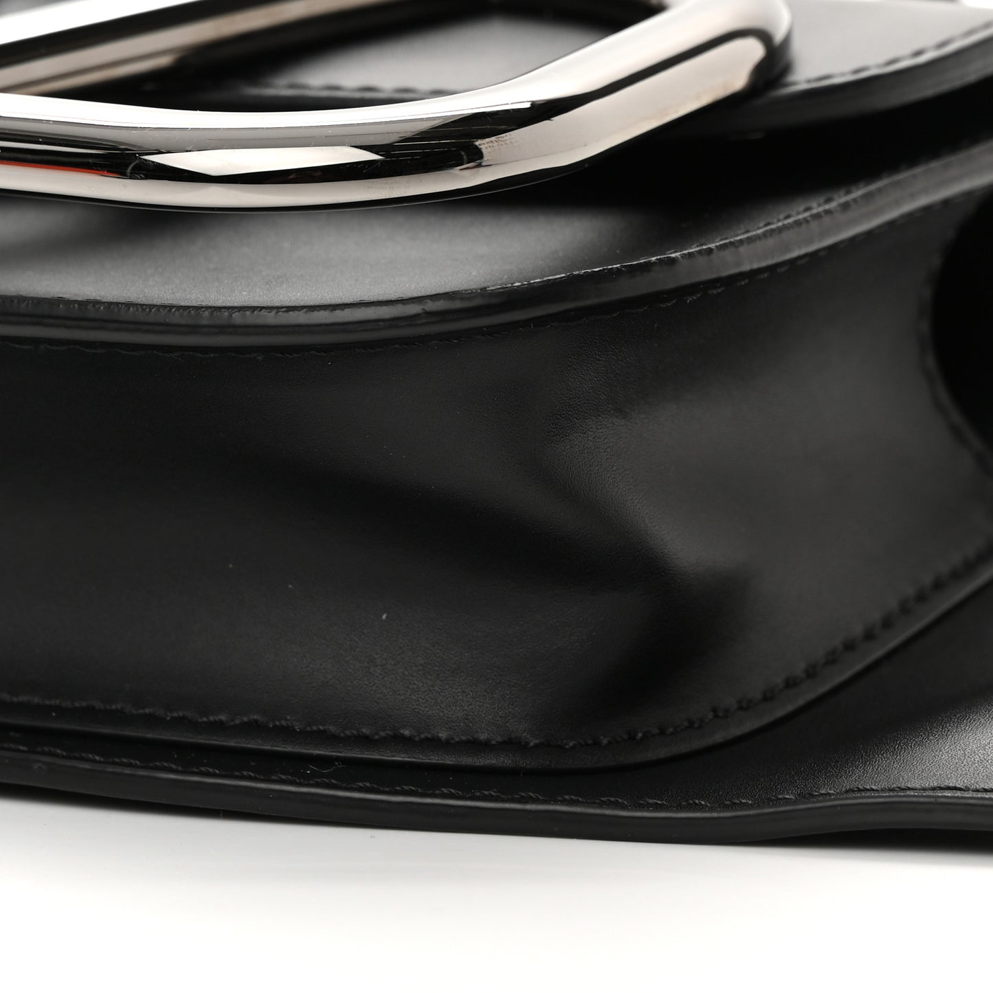 Calfskin Supervee Belt Bag Black