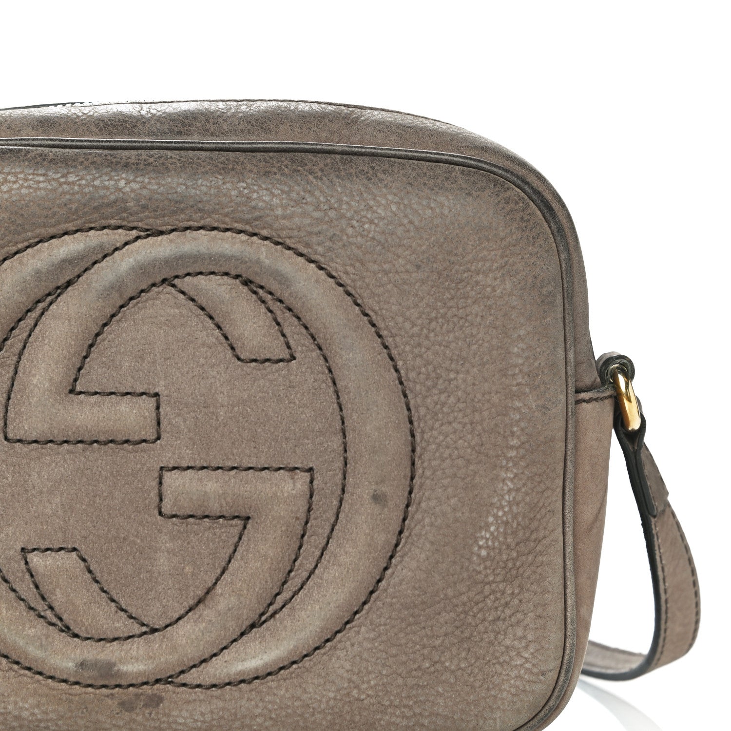 Gucci Vitello Range Small Soho Disco Bag Grey Field 22 of 37