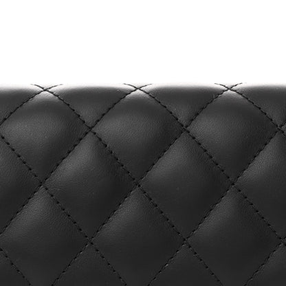 Chanel Calfskin Quilted CC Uniform Flap Belt Bag Black 8 of 11