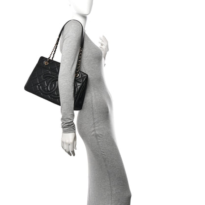 Chanel Caviar Quilted Timeless CC Soft Tote Black 2 of 13