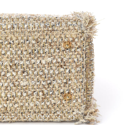 Christian Dior Tweed Crystal Fringe Medium Lady Dior Beige 18 of 18