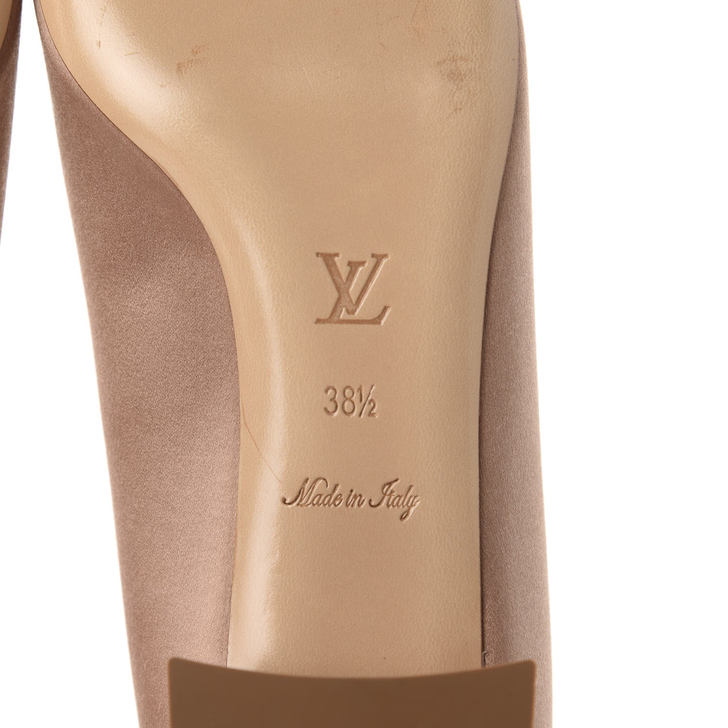 Louis Vuitton Satin Madeleine Pumps 38.5 Blush 8 of 12