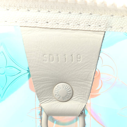 Louis Vuitton PVC Monogram Keepall Bandouliere 50 Iridescent Prism 8 of 10