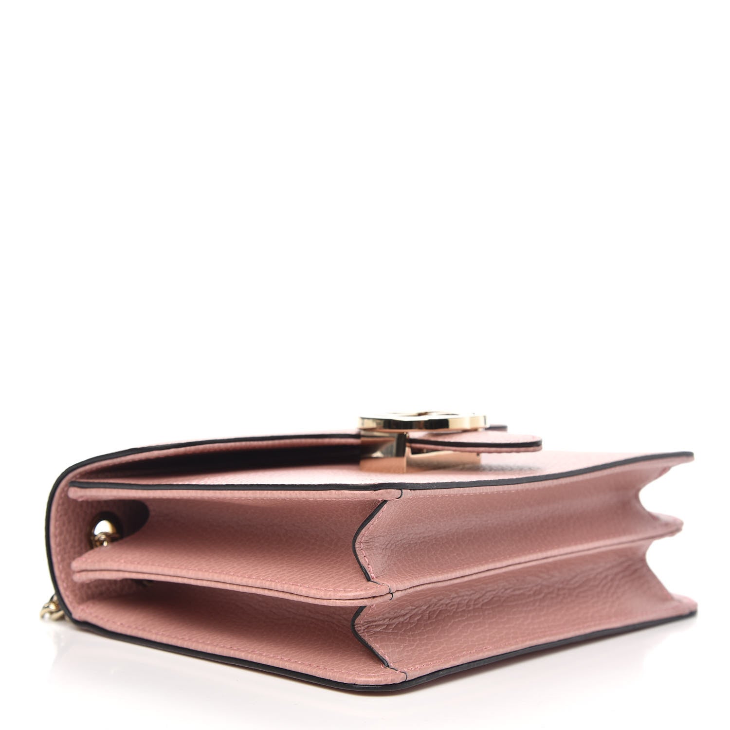 Gucci Dollar Calfskin Small Interlocking G Shoulder Bag Soft Pink 4 of 11