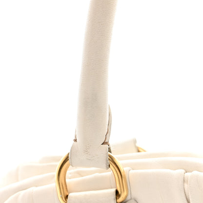Prada Nappa Gaufre Shopping Satchel White 19 of 28