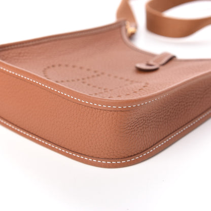 Hermes Taurillon Clemence Evelyne TPM Gold 9 of 10