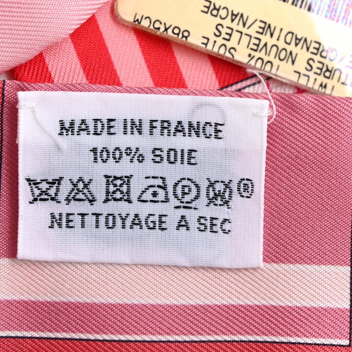 Hermes Silk Couvertures Nouvelles Twilly Rose Grenadine 5 of 5