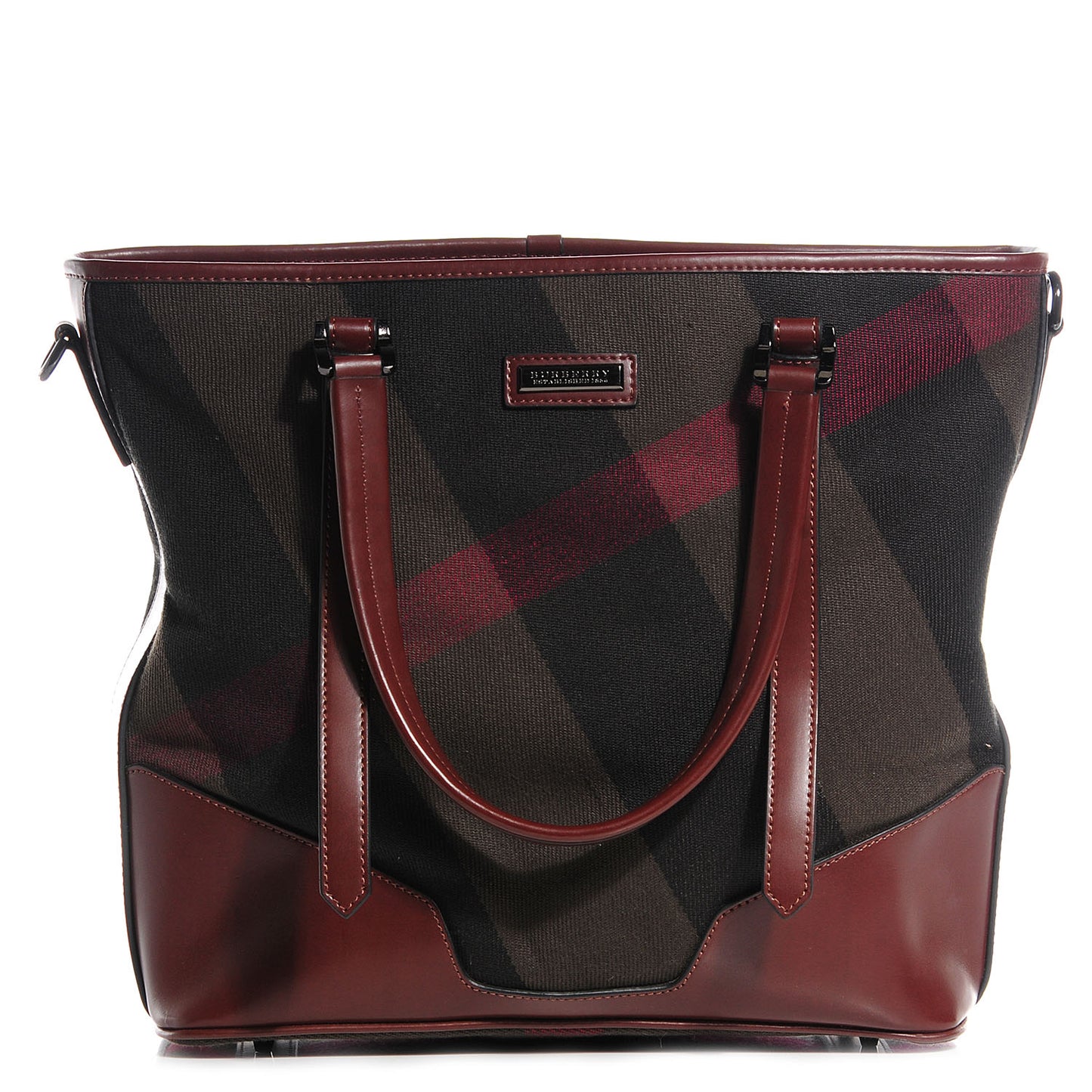 Canvas Mega Check Tote